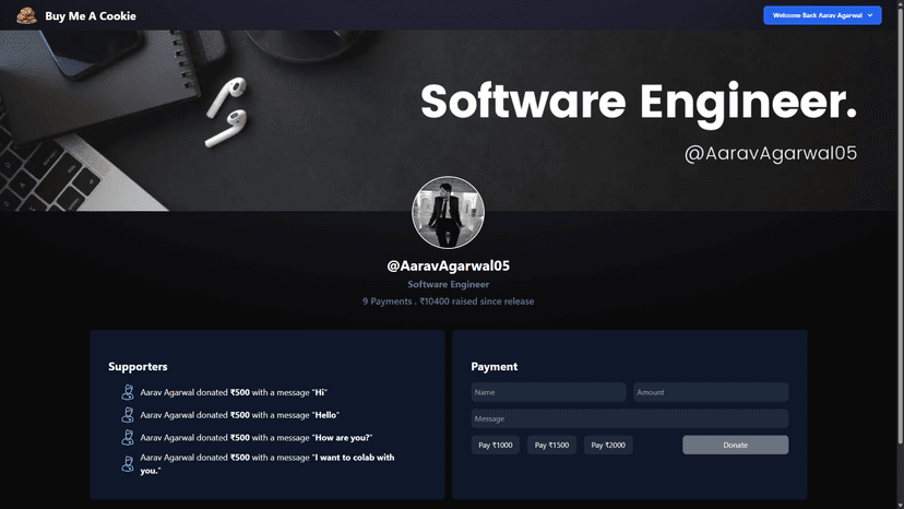 Buy Me a Cookie preview